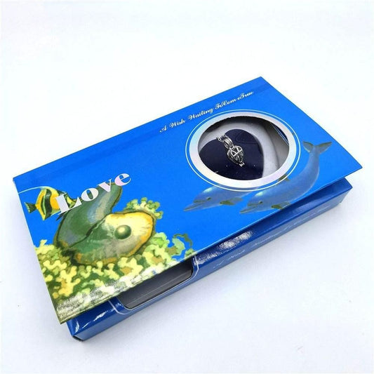 Freshwater Shell Canned Oyster Real Pearl Necklace Set – Ocean Love Jewelry for Women