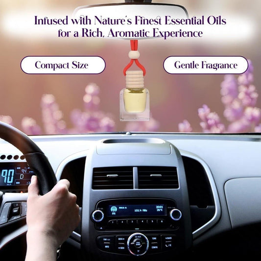 Hanging Car Perfume Pods Diffuser – Long-Lasting Musk Fragrance (Up to 45 Days Freshness)