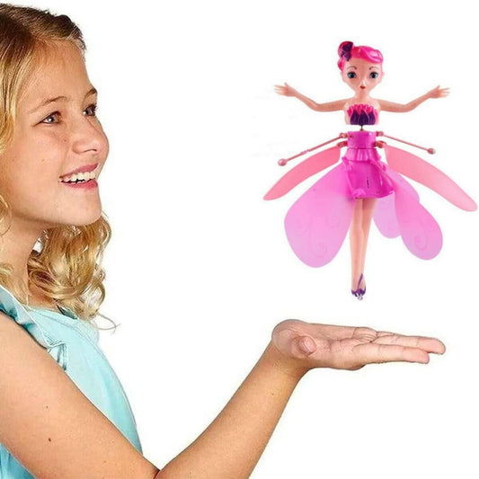 Magic Flying Fairy Princess Doll – Interactive Spinning & Flying Toy for Kids