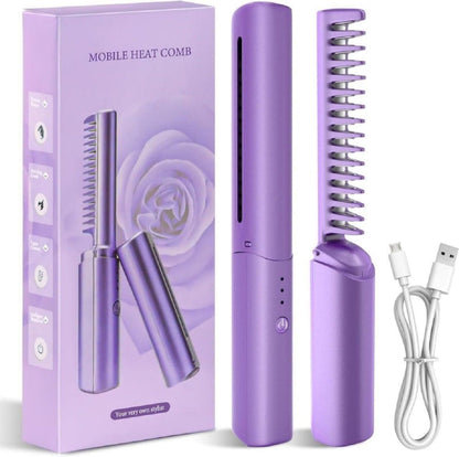 Meneflix Portable Mini Hair Straightener (Cordless & Rechargeable) – Flat 50% OFF | Free Shipping & COD