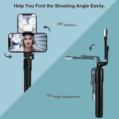 All-in-One Selfie Stick with Tripod stand and Bluetooth