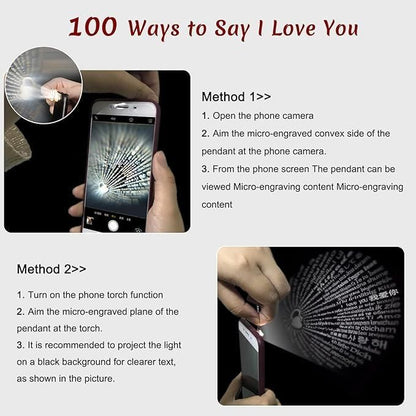 “I Love You” in 100 Languages Adjustable Ring – Romantic Alloy Ring for Women