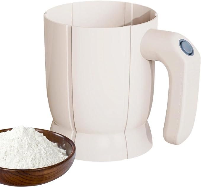 Battery Operated Electric Flour Sifter – Handheld Kitchen Baking Tool