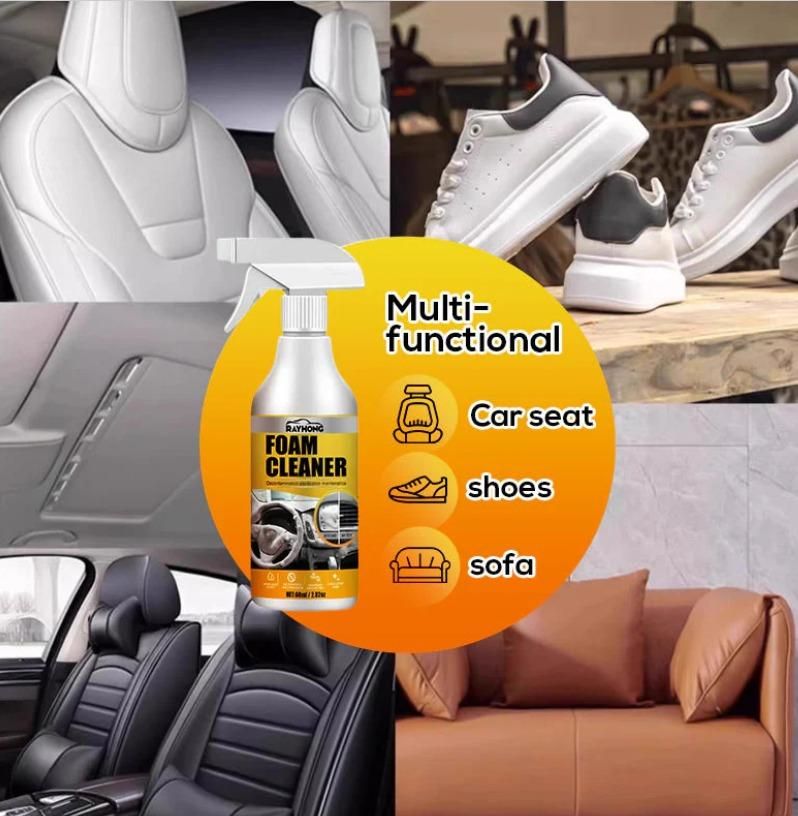 Eco-Friendly Multi-Purpose Foam Cleaner – Fresh Scent Deep Cleaning for Car Interiors