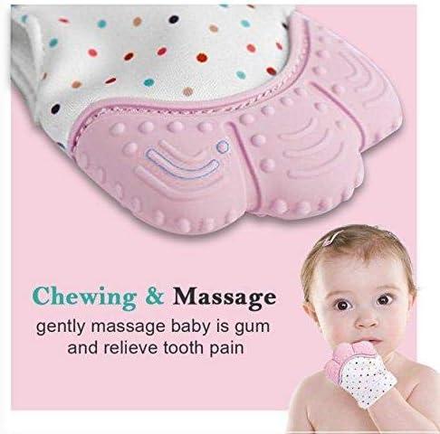 Silicone Self-Soothing Teether Gloves – Safe Baby Teething Toy (Pack of 1)