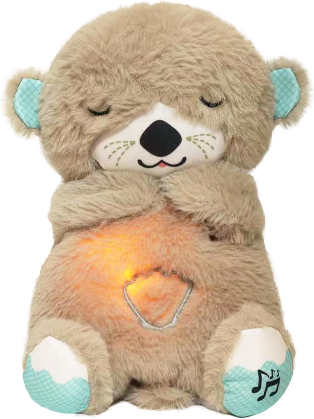 Breathing Teddy Bear with Soothing Music – Plush Comfort Toy for Kids & Adults