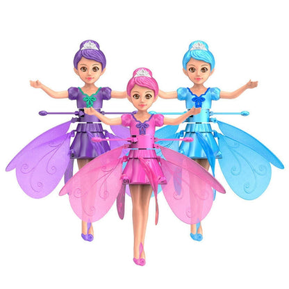 Magic Flying Fairy Princess Doll – Interactive Spinning & Flying Toy for Kids