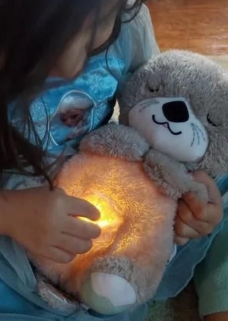 Breathing Teddy Bear with Soothing Music – Plush Comfort Toy for Kids & Adults