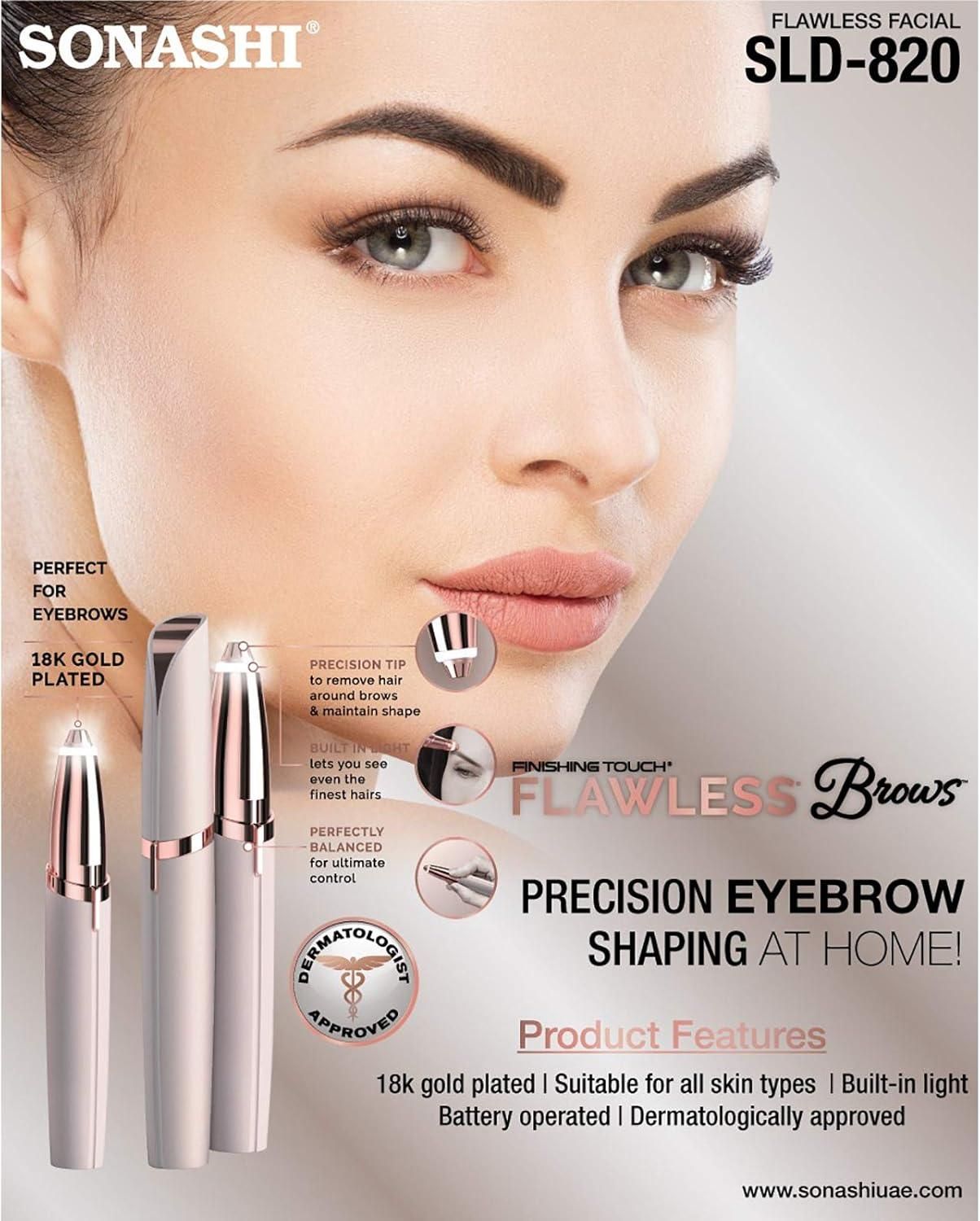 Flawless Eyebrow Hair Remover and Trimmer Facial Hair Remover