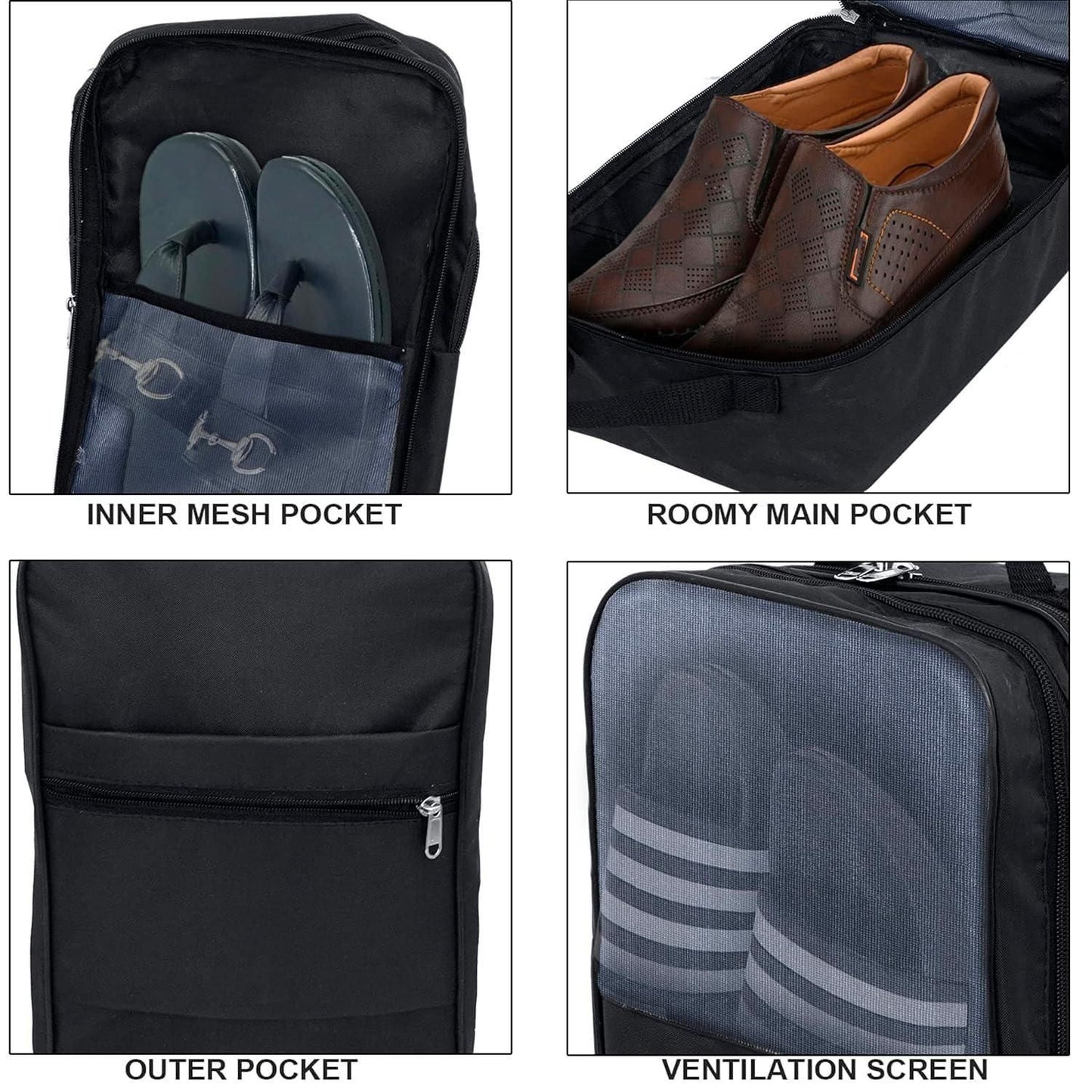 Multipurpose Portable Storage Bag – Waterproof 3-Layer Travel & Shoe Organizer