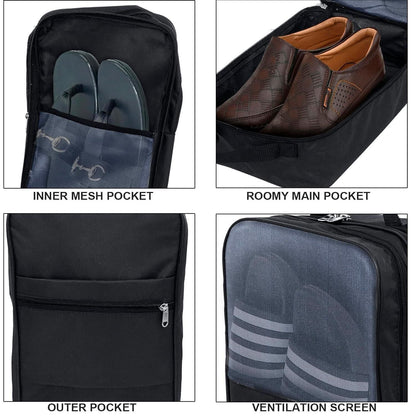 Multipurpose Portable Storage Bag – Waterproof 3-Layer Travel & Shoe Organizer