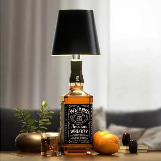 Wireless Bottle Lamp – Dimmable Touch USB Rechargeable Night Desk Light