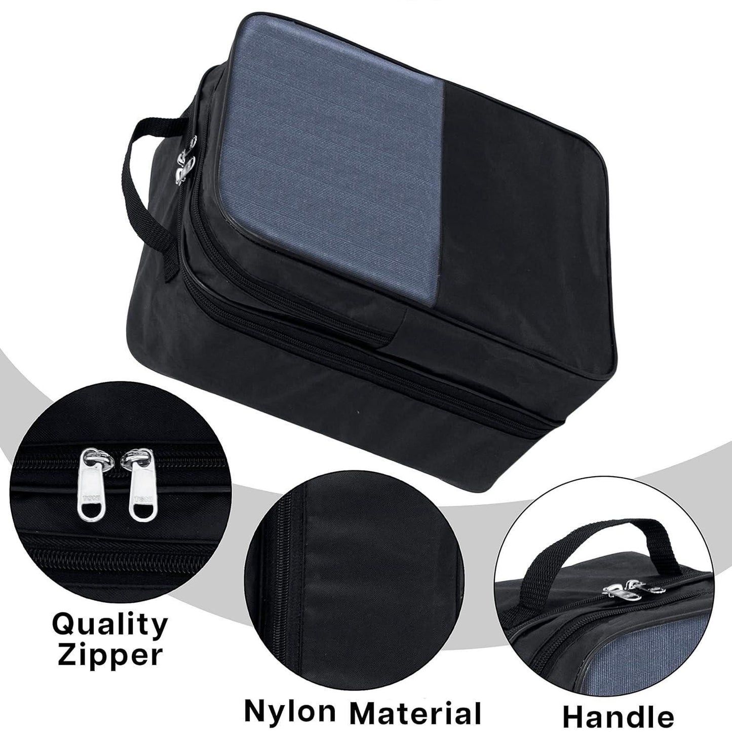 Multipurpose Portable Storage Bag – Waterproof 3-Layer Travel & Shoe Organizer