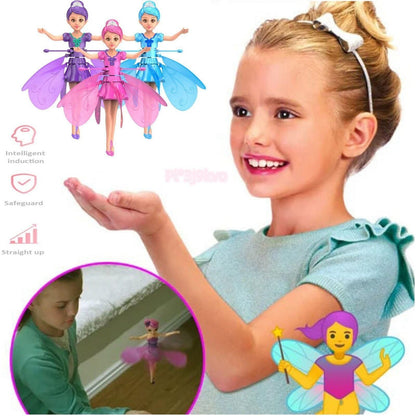 Magic Flying Fairy Princess Doll – Interactive Spinning & Flying Toy for Kids