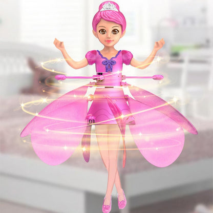 Magic Flying Fairy Princess Doll – Interactive Spinning & Flying Toy for Kids