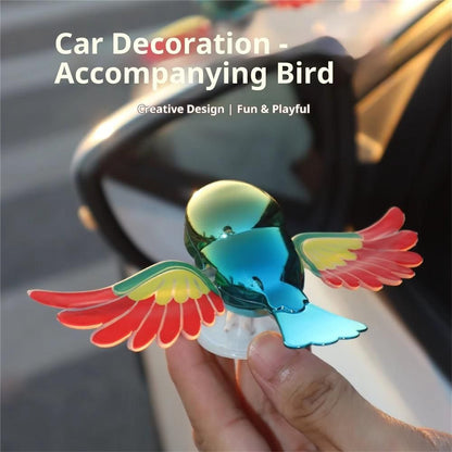 Moving Wind Swinging Bird Wings – Wind-Powered Flying Bird Car & Home Decoration